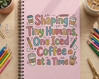 Personalized Teacher Notebook Custom Mom Notebook Teacher Gift Teacher Appreciation Gift For Teacher Cute Teacher Gift For Mom Gift Mother