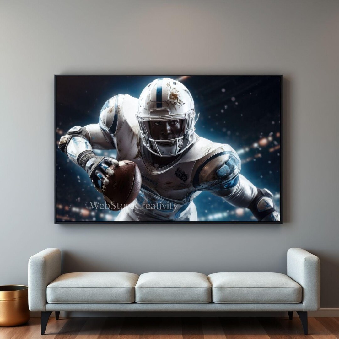 American Football Action Printable Digital Download Sports Wall Art ...