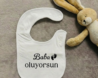 Baby Aankondiging Slabbetje