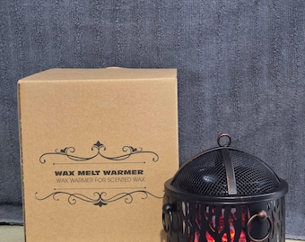 Bronze Black Fireplace Wax Warmer