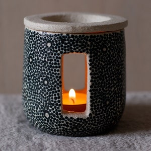 Ceramic Oil burner, Stoneware oil burner, Handmade oil burner, Home Fragrances Aromatherapy