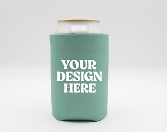 Drink Cooler Sleeve Mockup, Can Cooler Mockup, Can Hugger Mockup, Regular Can Sleeve Template, Blank Can Holder, Beverage Cooler Mockup