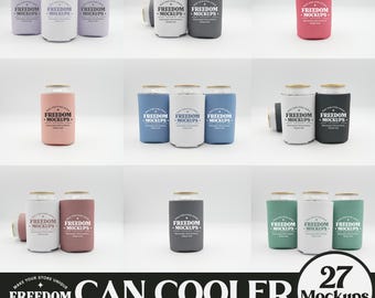 Can Cooler Mockup Bundle, Can Cooler Mockups, Drink Sleeve Mockup Pack, Can Holder Mock, Can Cooler Template, Sublimation Mockups