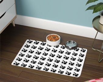 Drum Set Pet Food Mat, Non-Slip Dog Cat Feeding Placemat