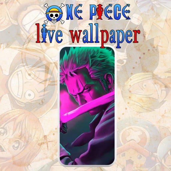 One Piece Zoro Live Wallpaper Anime Wallpaper Digital Download