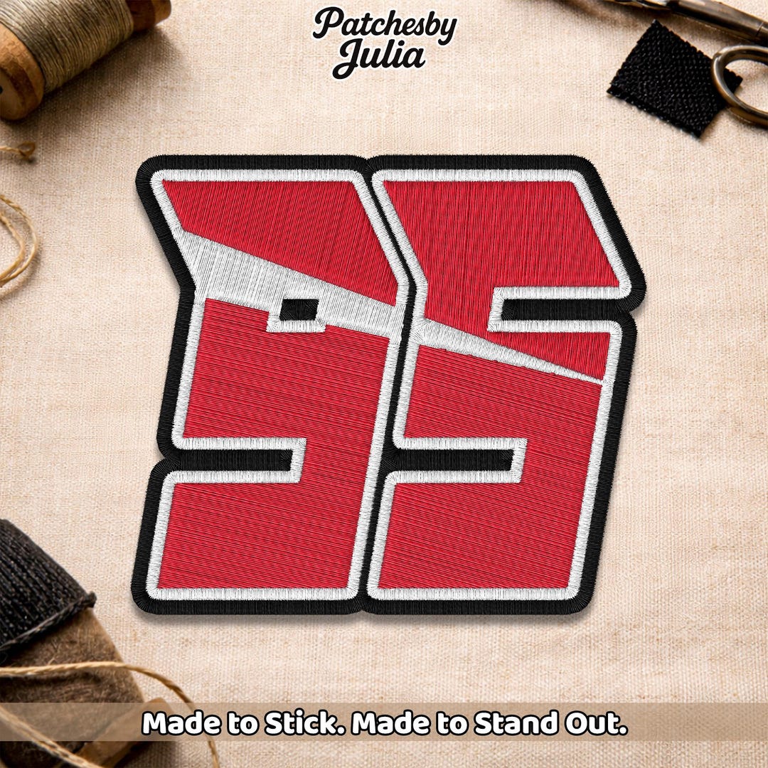 Custom Racing Sports Patch, Personalized Motorsports Dirt Bike Racer ...