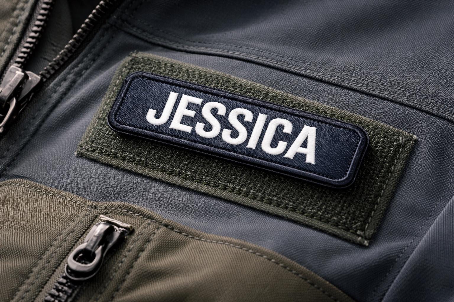 Custom Embroidered Name Patch Tag – Custom Embroidered Text Tag With ...