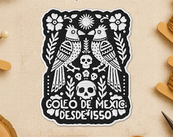 Golf O De Mexico Embroidered Patch, Gulf Coast FDT Political Resist Mexican Beach Patches for Jacket Backpack Hat Jean Him Her