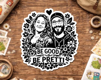 Be Good Be Pretti Sticker, Resist Justice For Alex And Renee Human Rights Social Justice Stickers Waterproof Die-Cut Vinyl