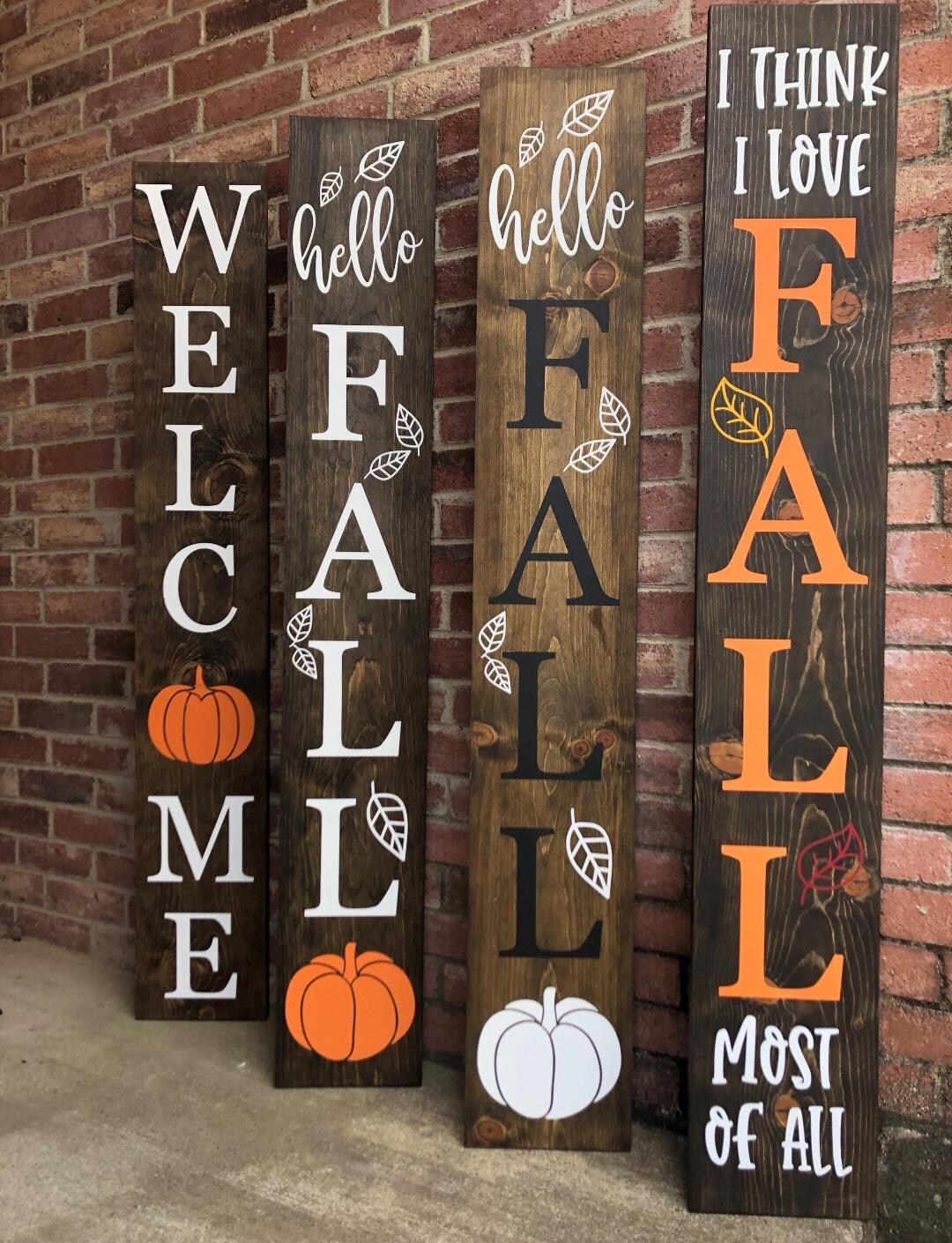 Fall Welcome Sign Project Fall Welcome Sign 8