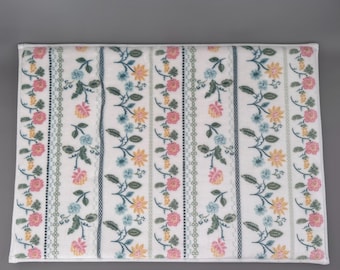 Small Floral Bath Rug