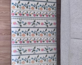 Large Floral Bath Rug