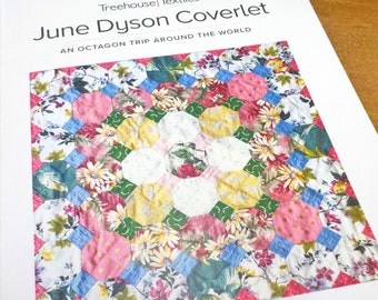 June Dyson Coverlet by Treehouse Textiles...pattern, acrylic templates, and paper pieces