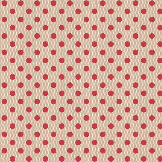 Creating Memories...Winter Reds and Greens...Woven Polkadot Red TIL160085-V15...Tone Finnanger