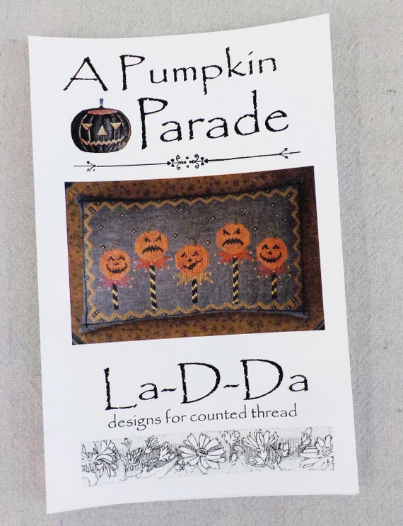 A Pumpkin Parade by La-D-Da...cross stitch pattern