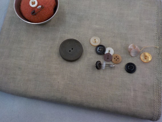 Weeks Dye Works...Confederate Gray...36ct...Fat Quarter...100% linen...cross stitch
