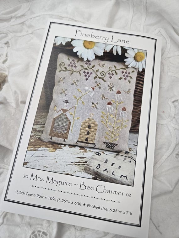 Mrs. Maguire...Bee Charmer...Pineberry Lane...cross stitch chart