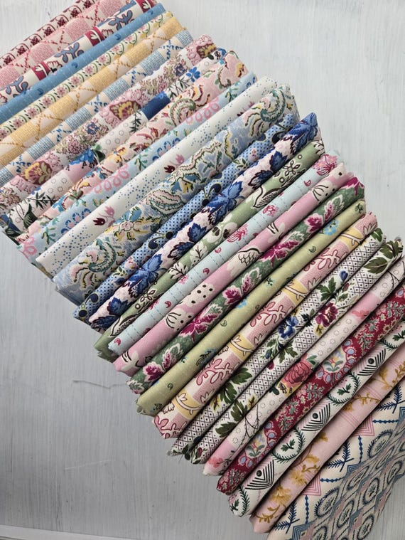 April & Audrey...FQ Bundle...Emma Newman of Gathering Thread...Devonstone Collection...25 prints