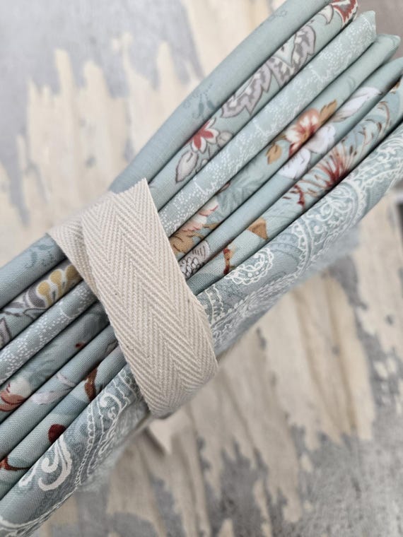 Sandalwood...Eucalyptus HALF YARD bundle...3 Sisters...Moda Fabrics...7 prints