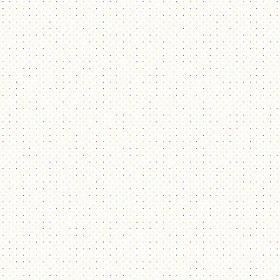 Gathering Sun....MAS11196-WZ...White/Multi...Geo Dot...Maywood Studio