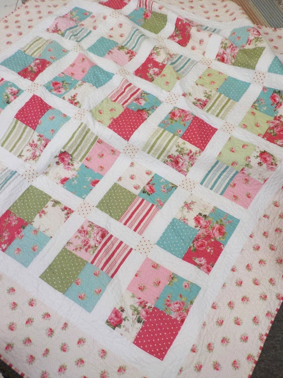 Summer Weekends Quilt Kit...featuring Barefoot Roses Classics by Tanya Whelan...exclusive project