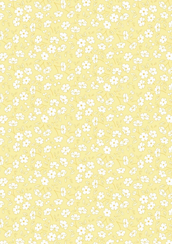 Dear Spring...CC69.2...blossom by blossom...pale yellow...Cassandra Connolly...Lewis & Irene