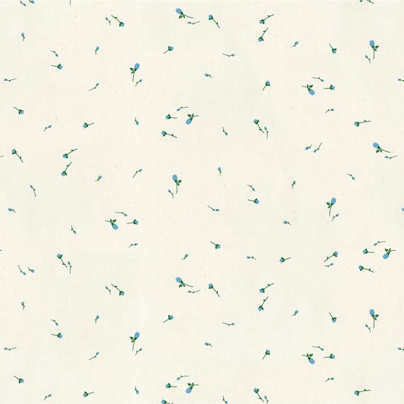 Miniatures...54272-23 Blue Buds...Whistler Studios...Windham Fabrics