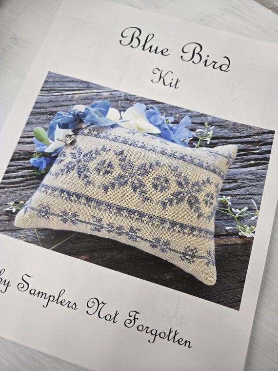 Blue Bird...Samplers Not forgotten...cross stitch kit