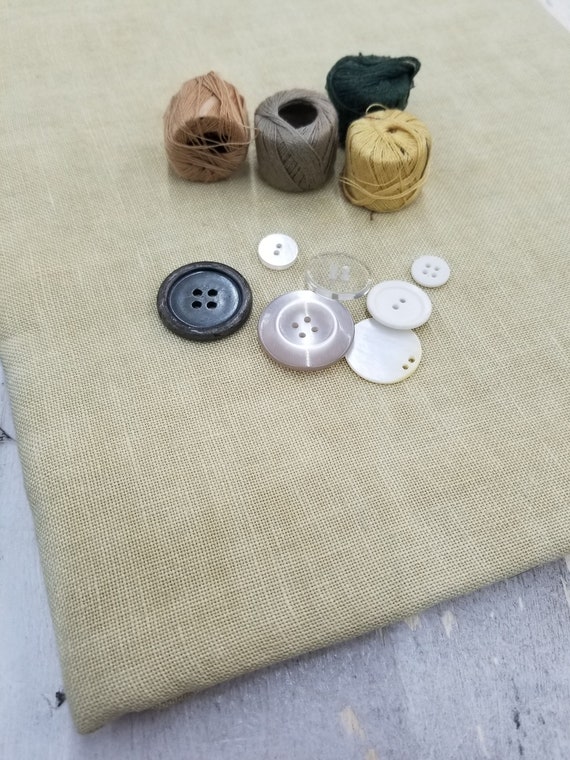 Weeks Dye Works, Cornsilk, 32ctZ, Fat Quarter, 100% linen, cross stitch linen, Zweigart base