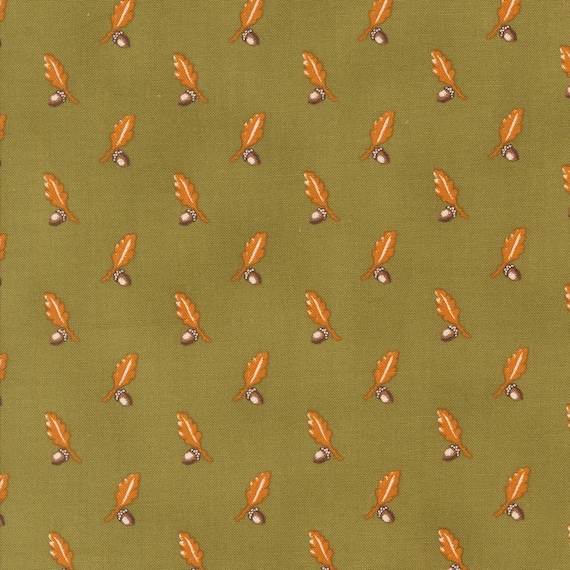 Pumpkin Spice Gatherings...basil 49291-21...Primitive Gatherings...Moda Fabrics