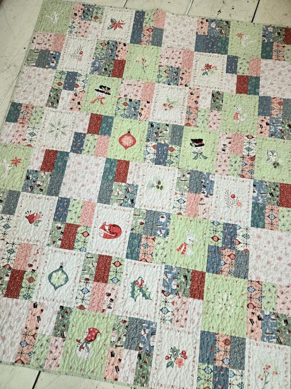 PDF Winter Friends quilt pattern...designer Mickey Zimmer/Sweetwater Cotton Shoppe