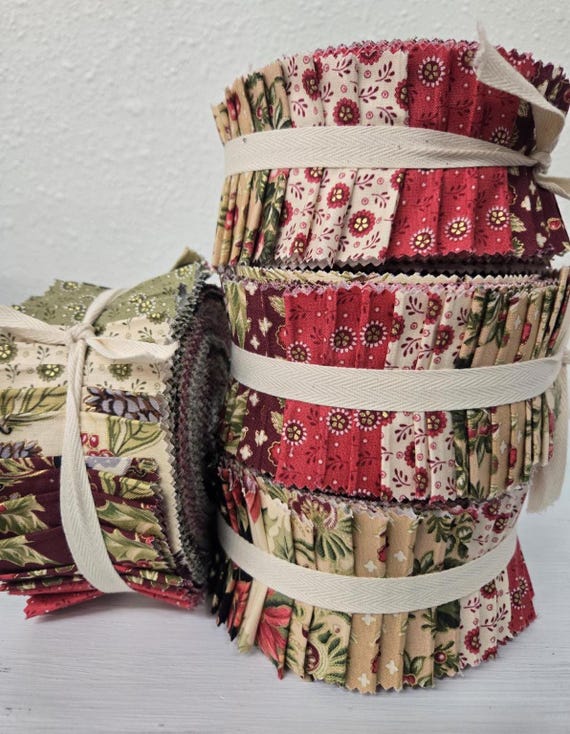 Christmas at Home...Roll...April Cornell...Benartex...40--2 1/2 inch strips