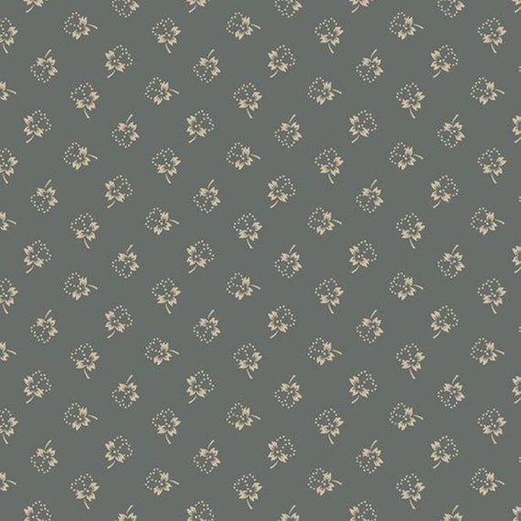 Bluebird Manor...Dotted Floral R221052D BLUE...Paula Barnes...Marcus Fabrics