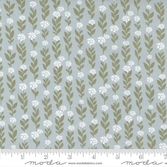 Country Rose Smokey Blue 5171 15 by Lella Boutique for Moda Fabrics