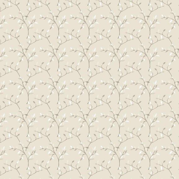 Rosalind Grey...50250204-01...Dark Cream...Twigs...Andrea Jasid Grassi...Camelot Fabrics