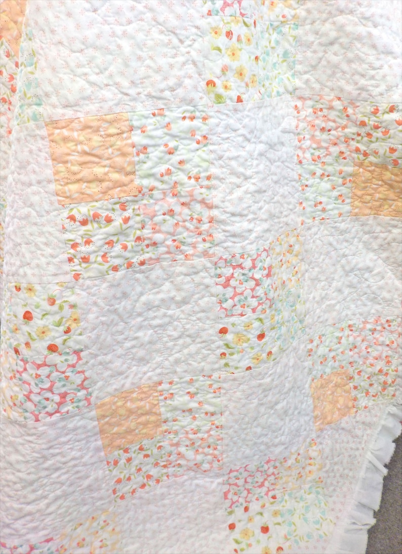 Scrumptious 4Patch quilt kit...featuring Chantilly by Fig Tree Quilts