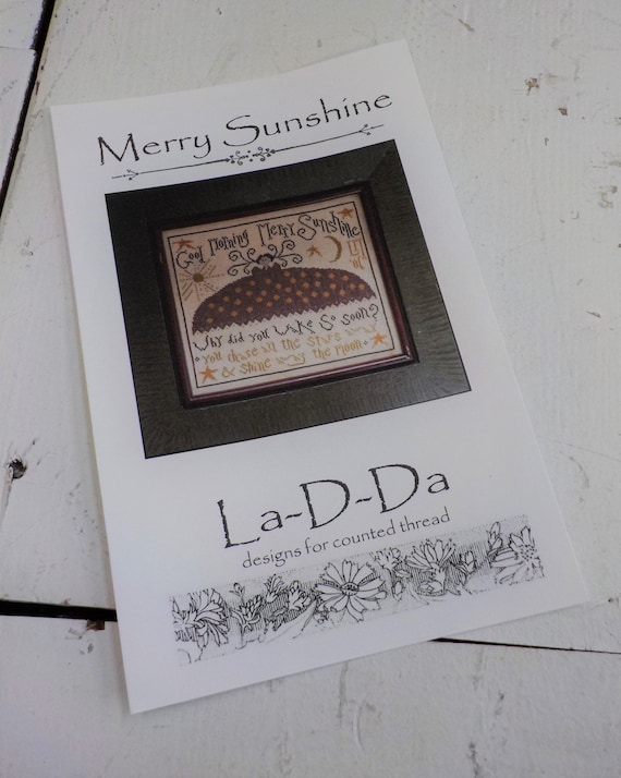 Merry Sunshine by La-D-Da...cross stitch pattern
