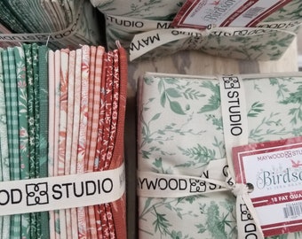 Birdsong Fat Quarter Bundle by Jera Brandvig of Quilting in the Rain for Maywood Studios