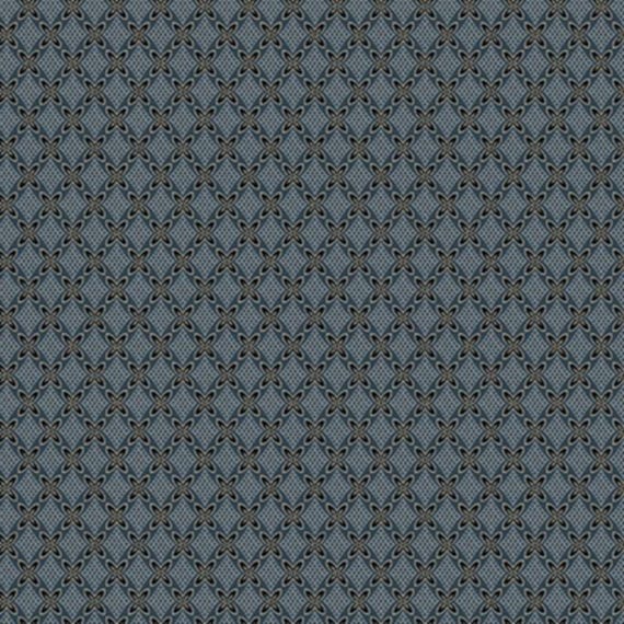 Stone Cottage...R171591D blue...trellis...Pam Buda...Marcus Fabrics