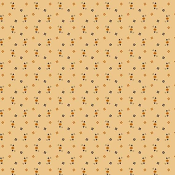 Cheddar and Coal III...R171481D CREAM...Triangle Dots...Pam Buda...Marcus Fabrics