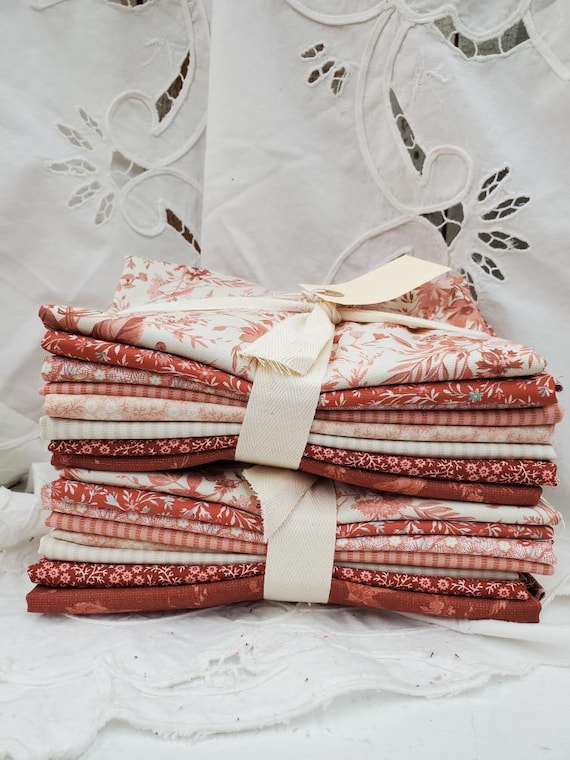 Birdsong...HALF yard bundle...Red Finch...Jera Brandvig/Quilting in the Rain...Maywood Studios...8 prints