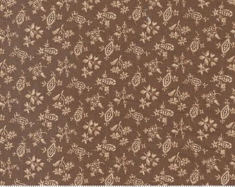 Dinah's Delight 1830-1850 Dark Chocolate 31677 17 designed by Betsy Chutchian for Moda Fabrics