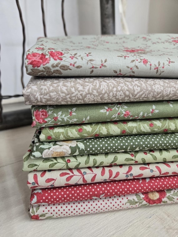 Merry Little Christmas...HALF Yard Bundle...Tilda Autumn 2025...Tone Finnanger...9 prints
