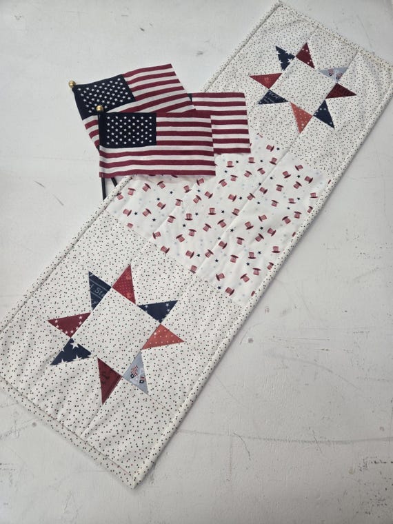 Star Spangled...Americana Table Runner Kit...by Mickey Zimmer...Sweetwater Cotton Shoppe