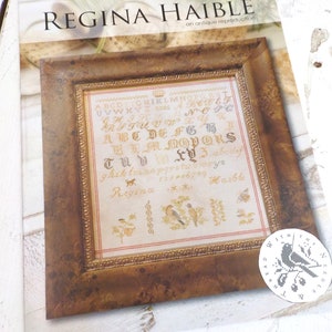Regina Haible, an antique reproduction, by Brenda Gervais of With Thy Needle & Thread...cross-stitch design