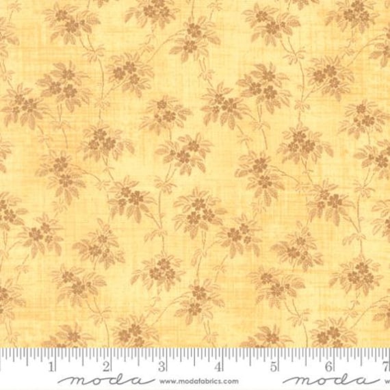 Dinah's Delight 1830-1850 Butter 31675 12 designed by Betsy Chutchian for Moda Fabrics