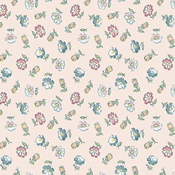 Terrace Blooms....MAS10824-P...Pink...Tossed Flowers...Maywood Studio