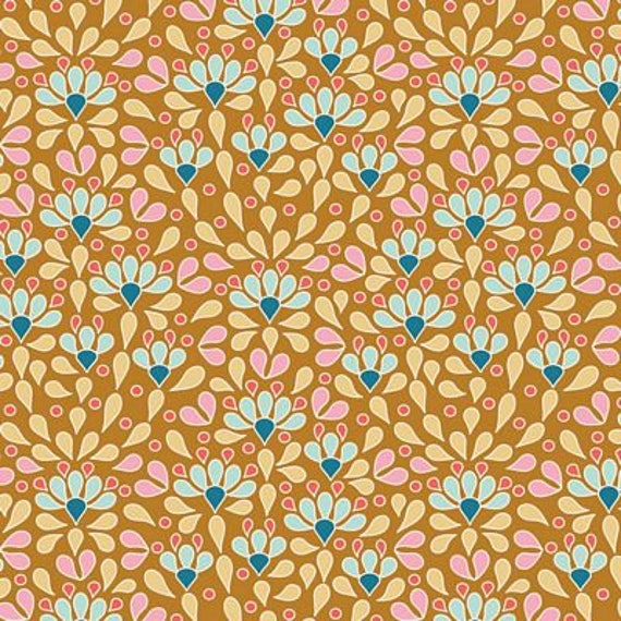 Cotton Beach Sea Anemone Honey TIL100337-V11...a Tilda Collection designed by Tone Finnanger