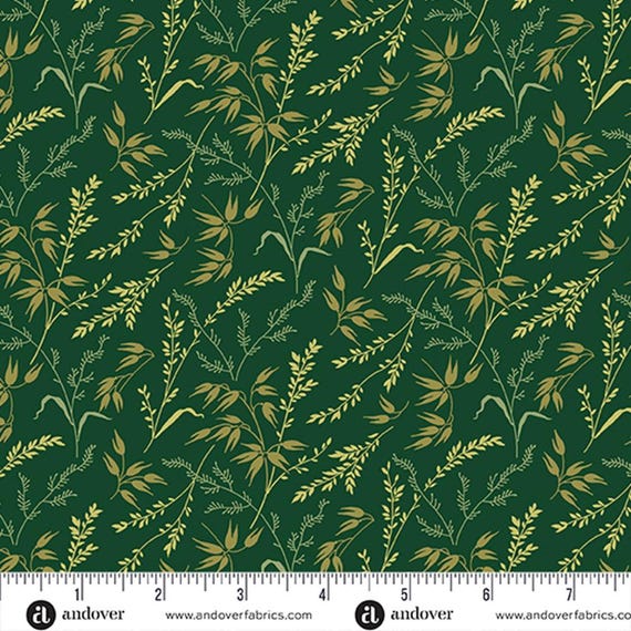 Joy...Spruce Winter Rye A-1055-G...Edyta Sitar of Laundry Basket Quilts...Andover