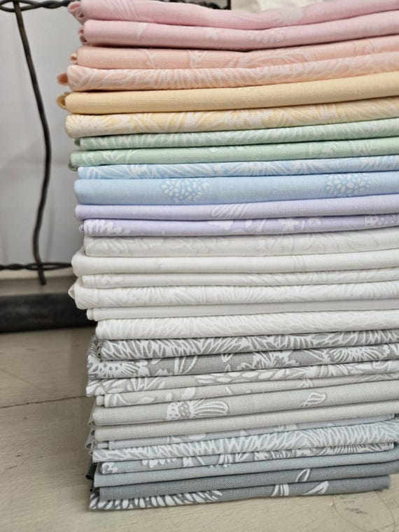 Alabaster Hues...HALF Yard Bundle...Vanessa Lillrose & Linda Fitch...Robert Kaufman...30 prints